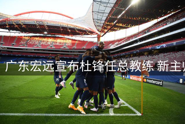 广东宏远宣布杜锋任总教练 新主帅即将亮相